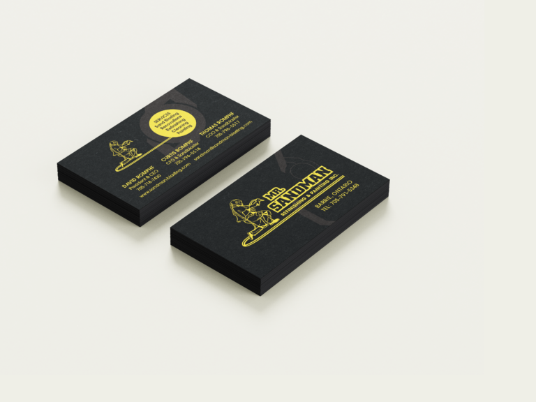 Mr. Sandman Business Card Mockup